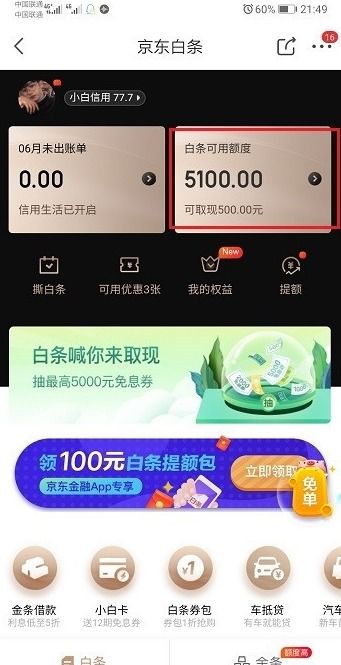 揭秘京东白条额度，最低提现金额是多少？案例分析带你了解