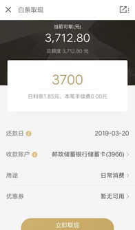 揭秘京东白条额度下取现，轻松变现你的信用额度！
