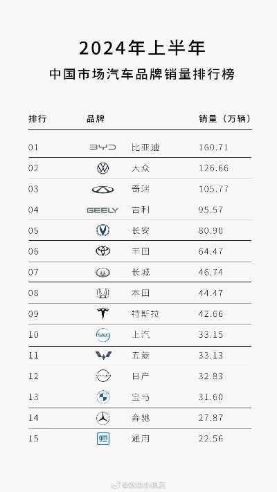 汽车品牌崛起，盘点中国汽车行业的佼佼者