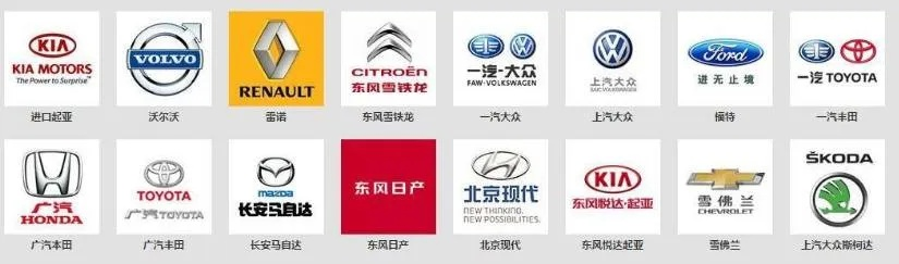 四字汽车品牌