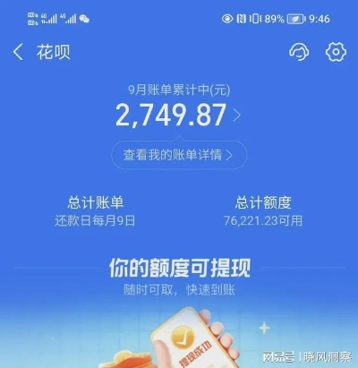 花呗额度提现后，为何花呗额度变成了红色？