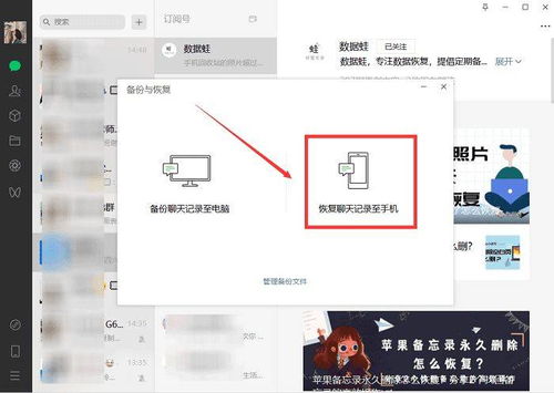 微信聊天记录丢失了？别慌！教你几招恢复被删除的聊天内容