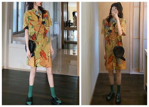时尚家居服的连衣裙搭配艺术
